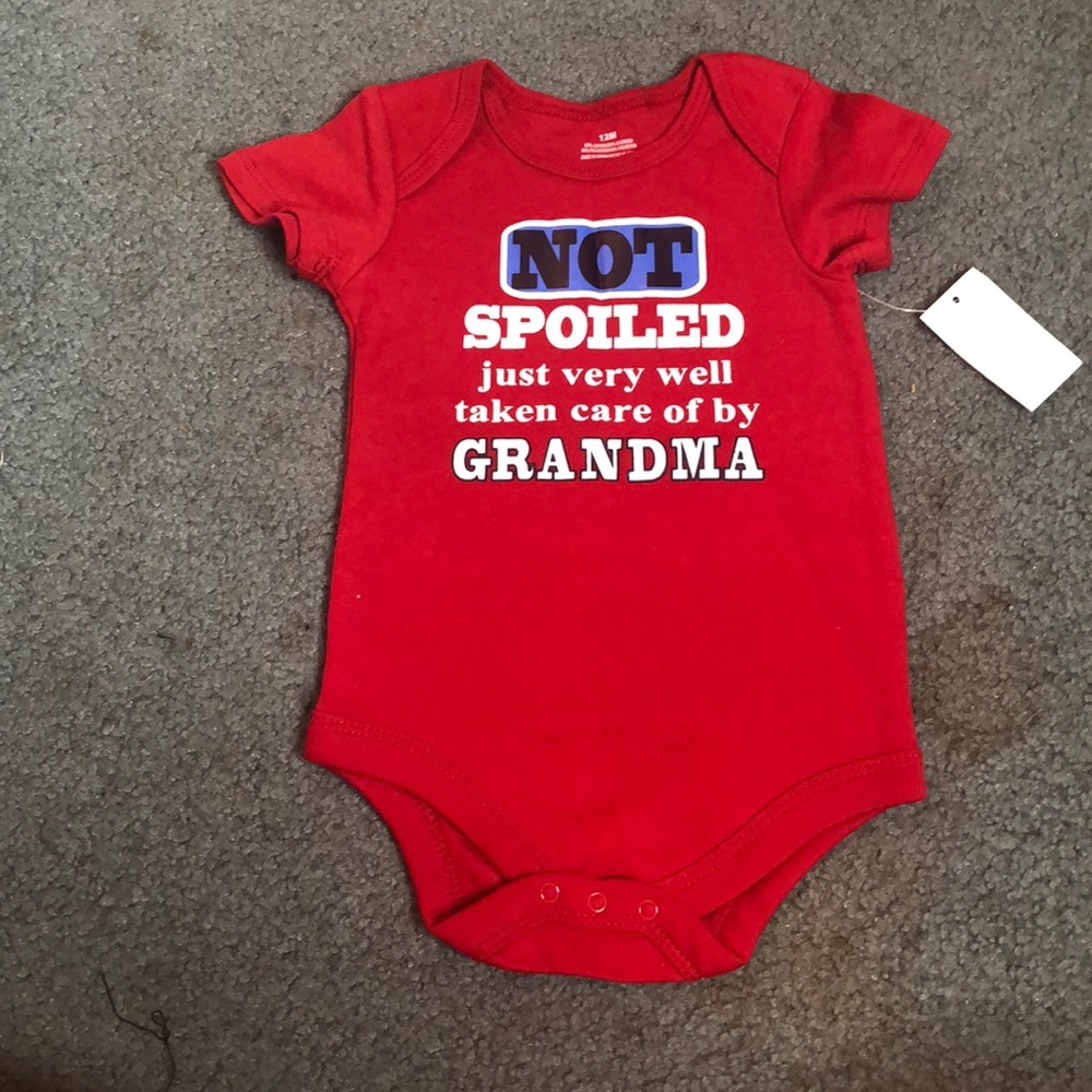 Red onesie for little boys!!